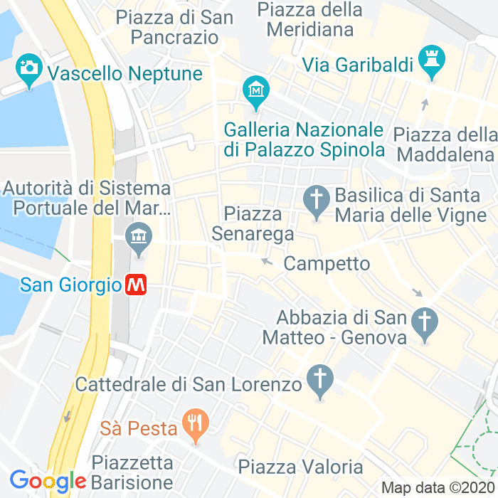 CAP di Piazza Senarega a Genova