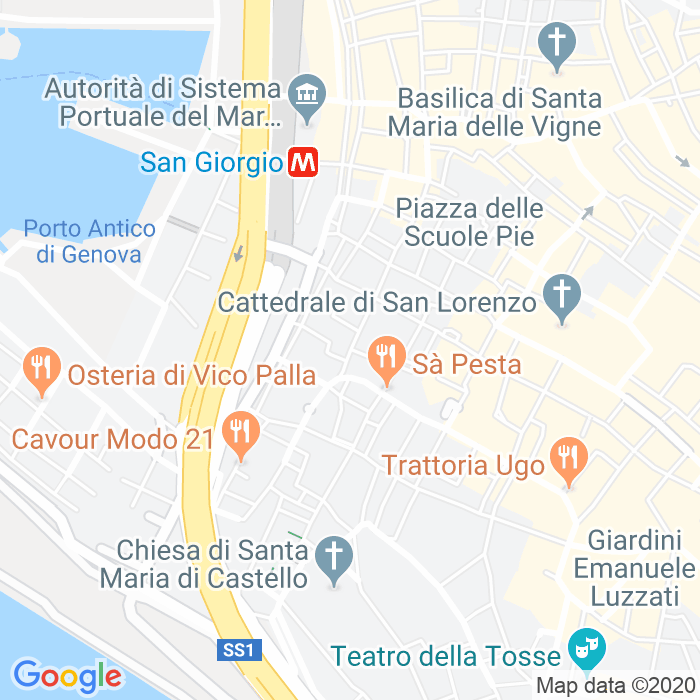 CAP di Piazza Stella a Genova