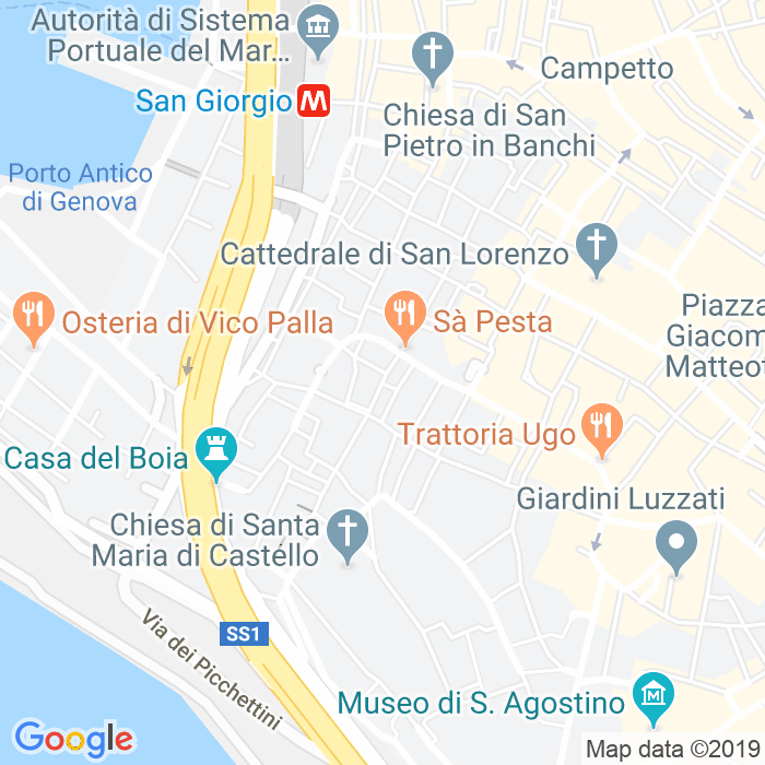 CAP di Piazzetta Dei Maruffo a Genova