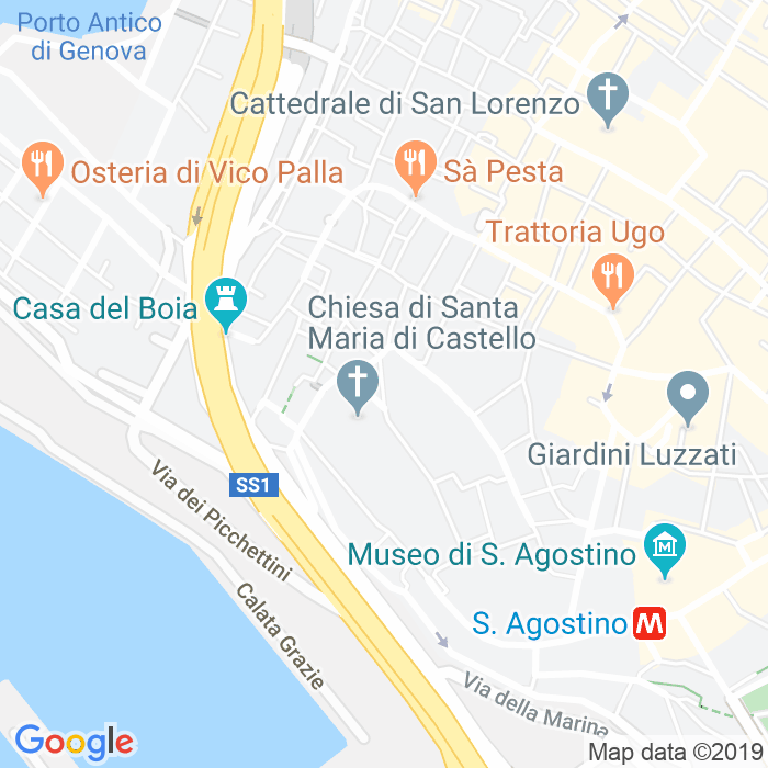 CAP di Salita Torre Degli Embriaci a Genova