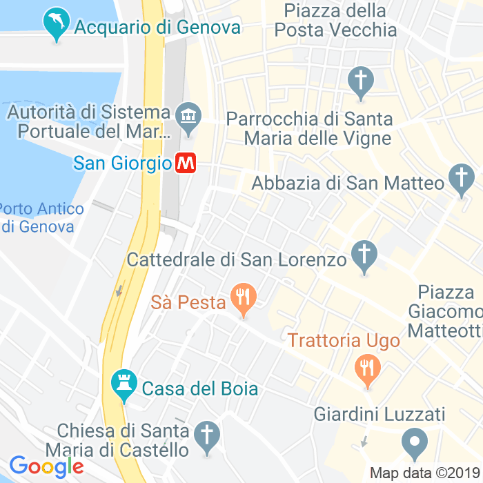 CAP di Via Di Canneto Il Curto a Genova