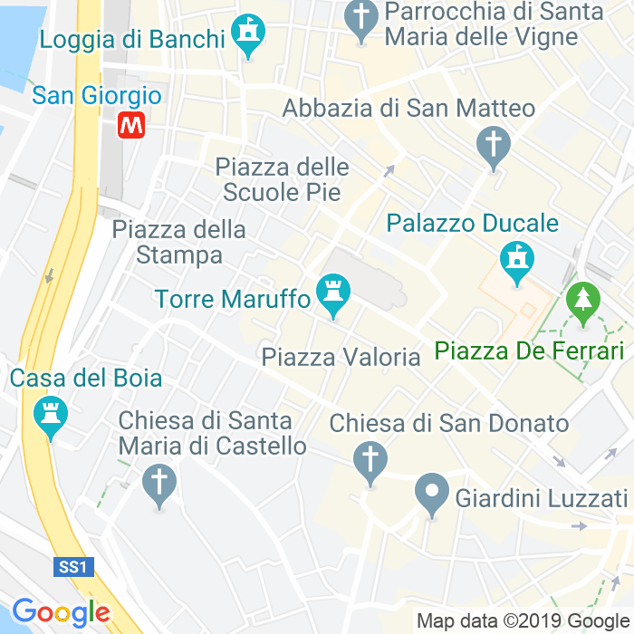 CAP di Via Di Canneto Il Lungo a Genova