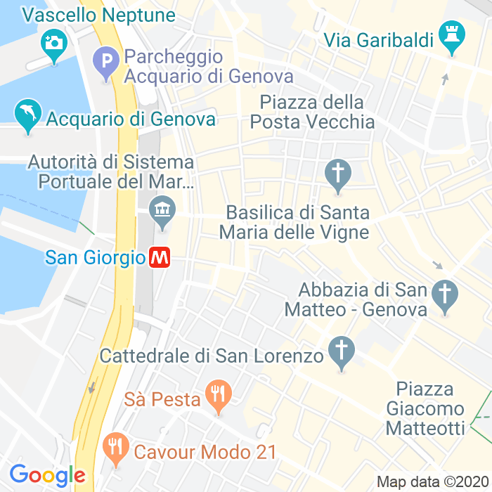 CAP di Via San Pietro Della Porta a Genova