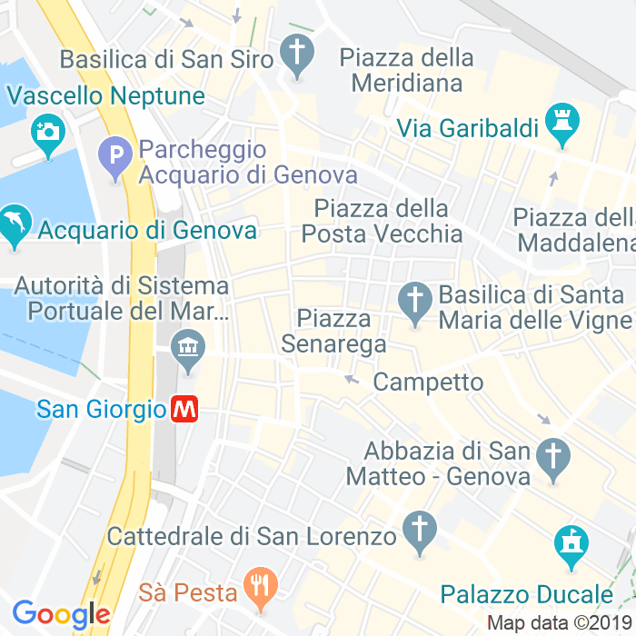 CAP di Vico Agli Orti Di Banchi a Genova