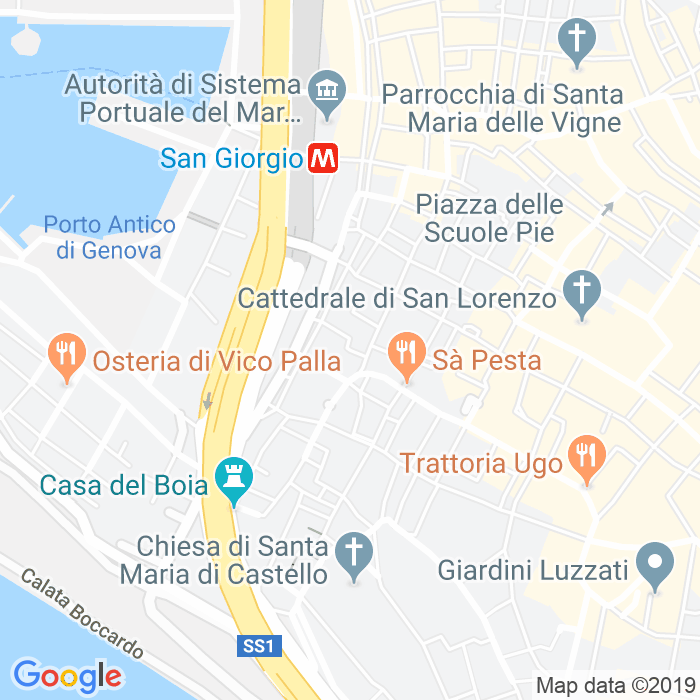 CAP di Vico Dei Luxoro a Genova