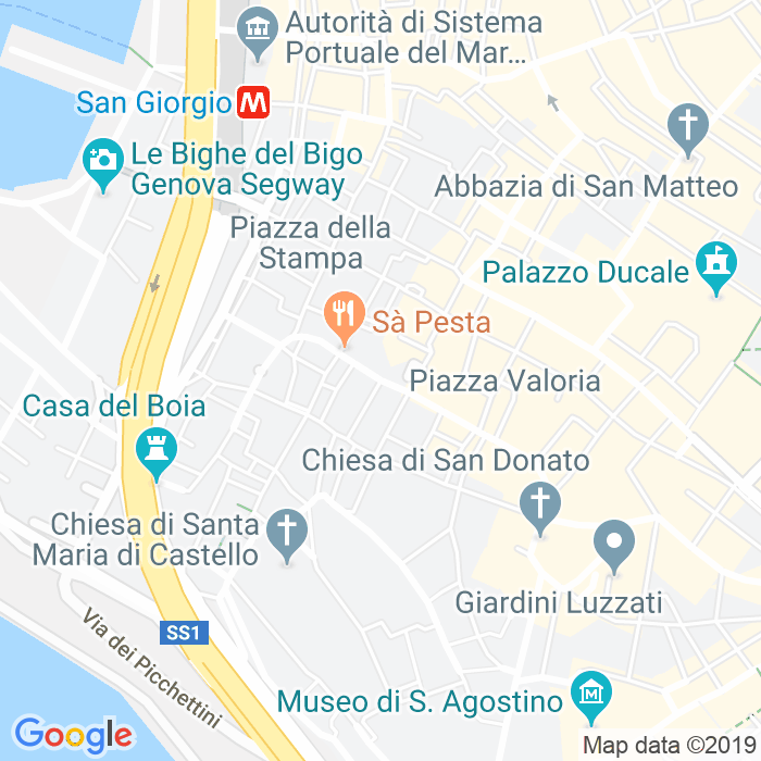 CAP di Vico Dei Stoppieri a Genova