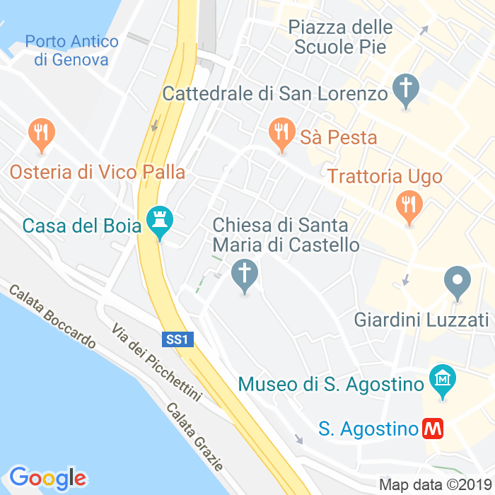 CAP di Vico Della Pece a Genova