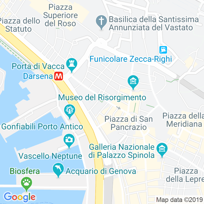 CAP di Piazza Del Campo a Genova
