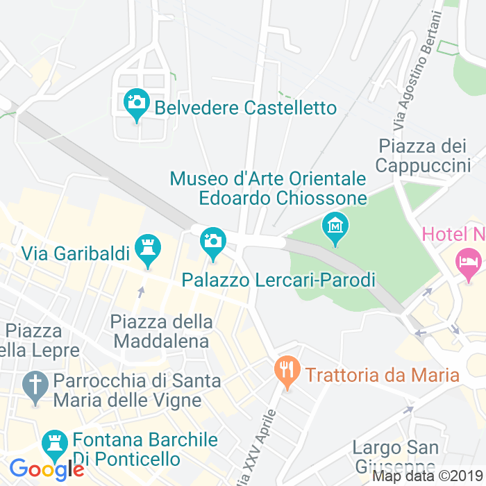 CAP di Piazza Del Portello a Genova