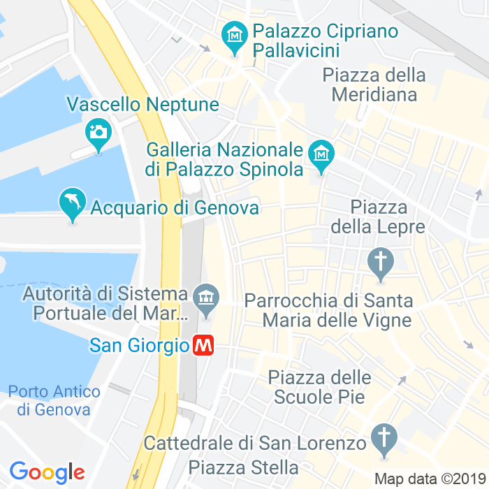 CAP di Piazza Del Serriglio a Genova