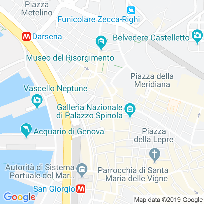 CAP di Piazza Dell Agnello a Genova