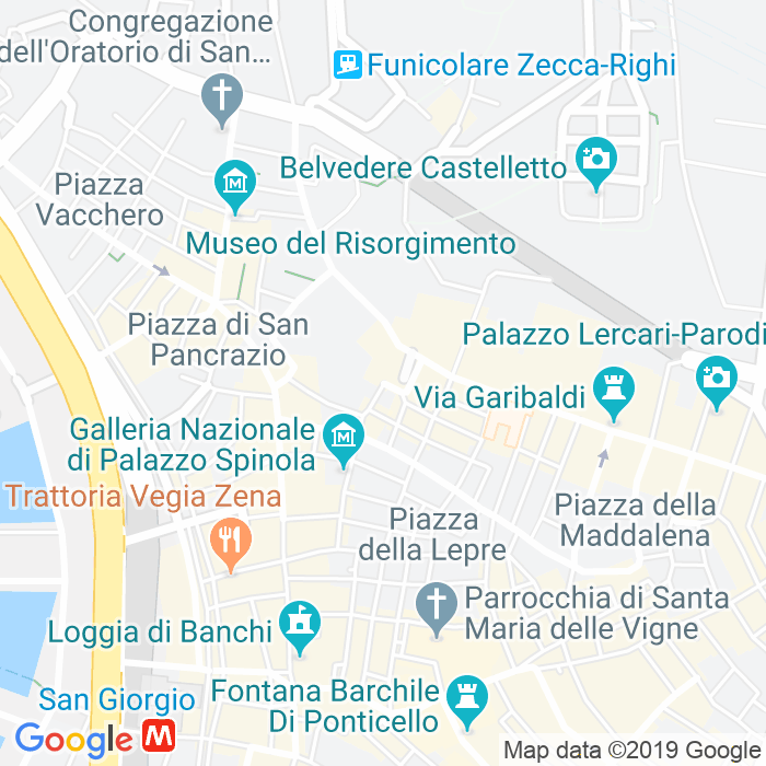 CAP di Piazza Santa Maria Degli Angeli a Genova