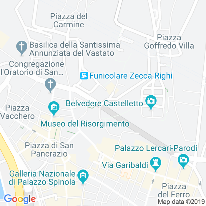CAP di Piazzetta Dietro I Forni a Genova
