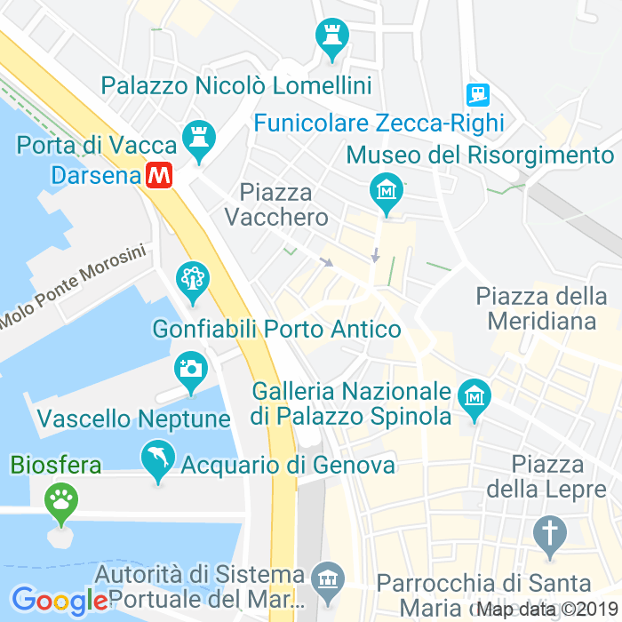 CAP di Via Al Ponte Calvi a Genova