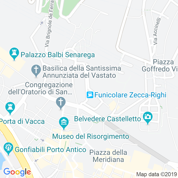 CAP di Via Edilio Raggio a Genova