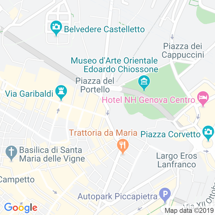 CAP di Via Giorgio Interiano a Genova