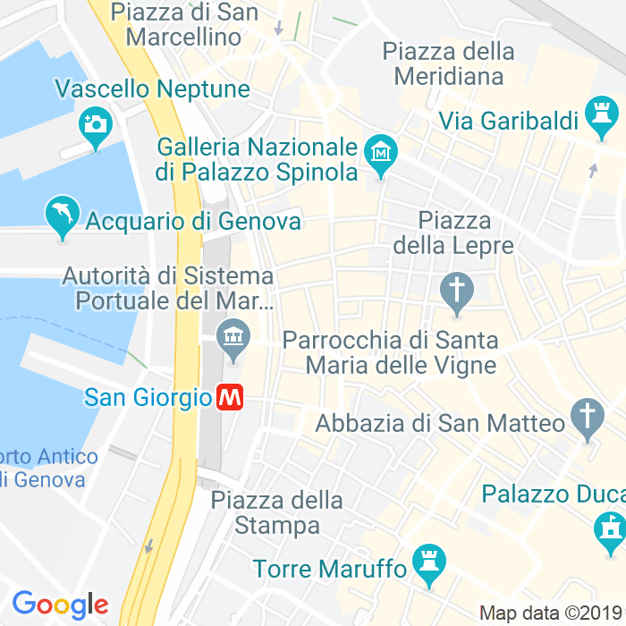 CAP di Vico De Negri a Genova