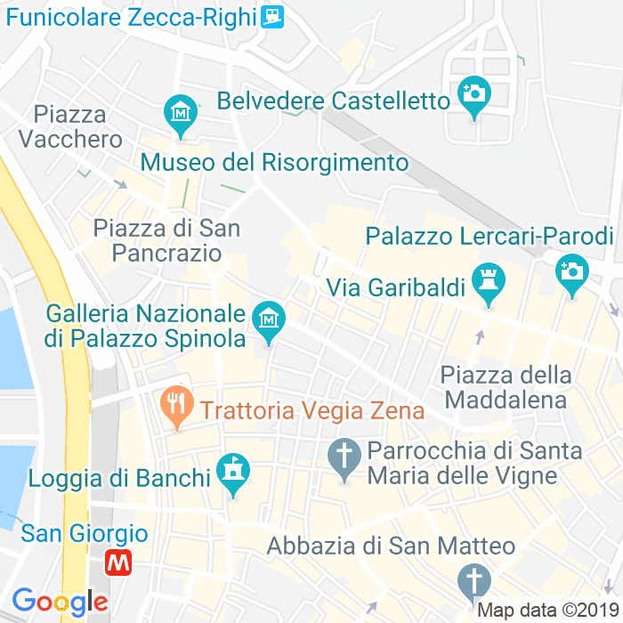 CAP di Vico Di Porta Nuova a Genova