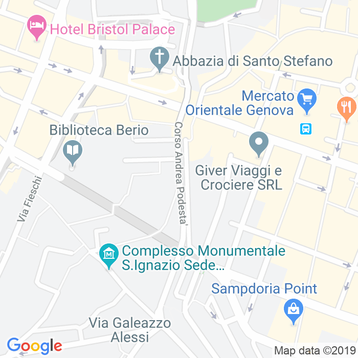 CAP di Corso Andrea Podesta a Genova