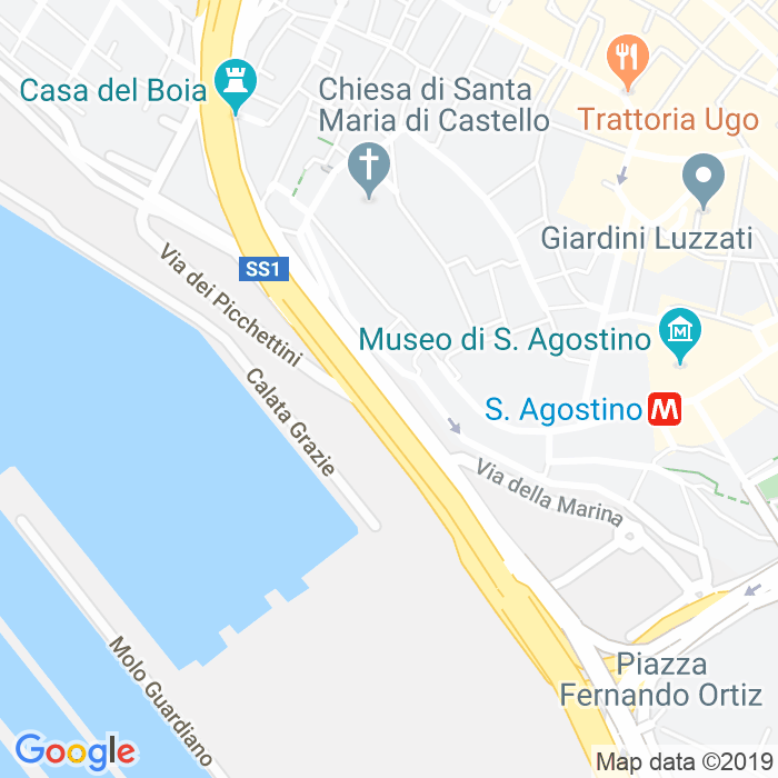 CAP di Corso Maurizio Quadrio a Genova