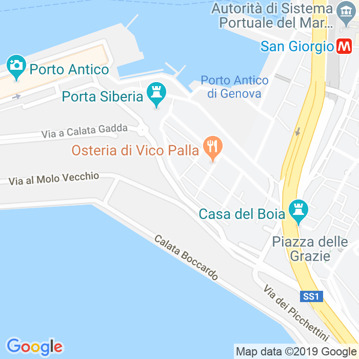 CAP di Mura Del Molo a Genova