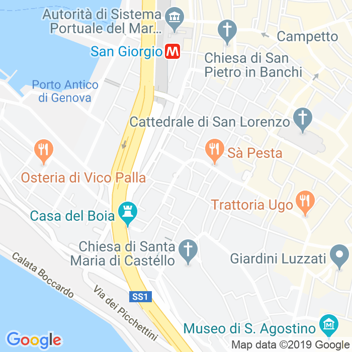 CAP di Piazza Cattaneo a Genova
