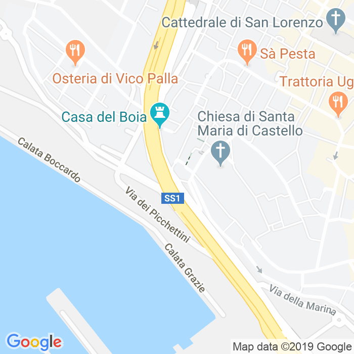 CAP di Piazza Delle Grazie a Genova