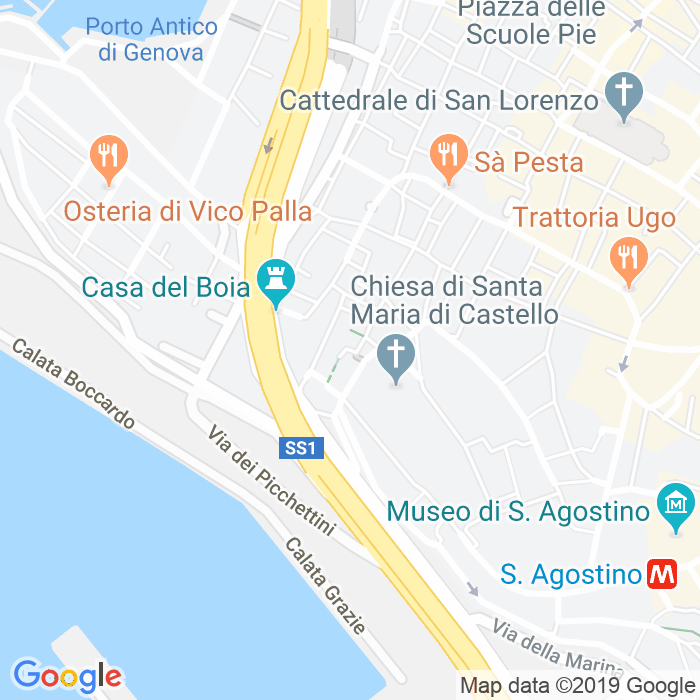 CAP di Piazza Leccavela a Genova