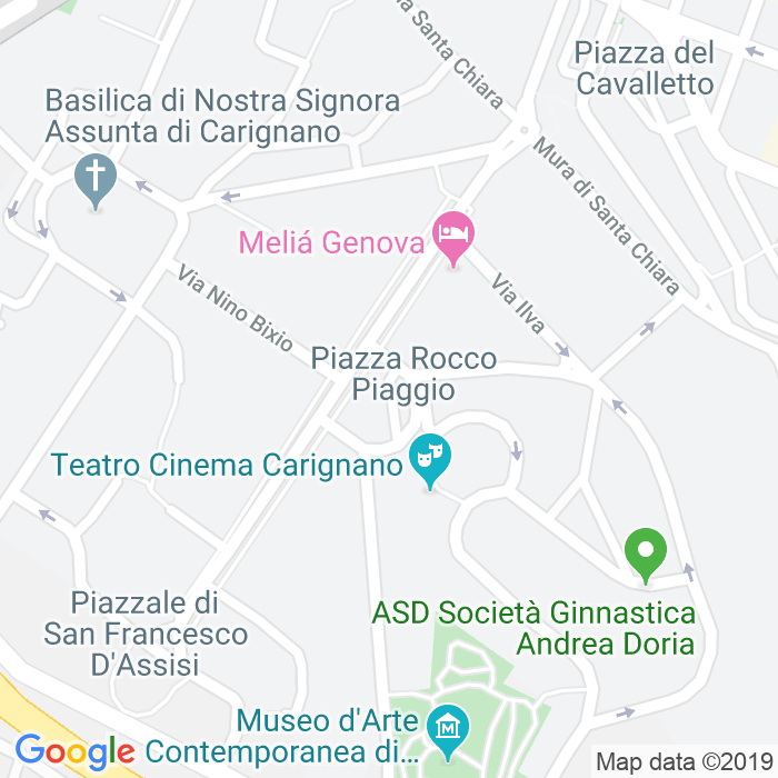 CAP di Piazza Rocco Piaggio a Genova