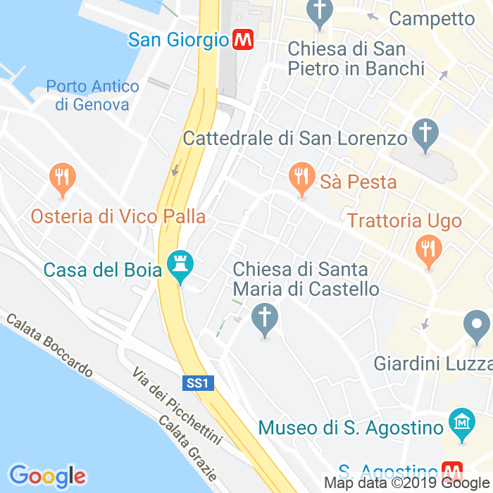 CAP di Piazzetta Barisione a Genova