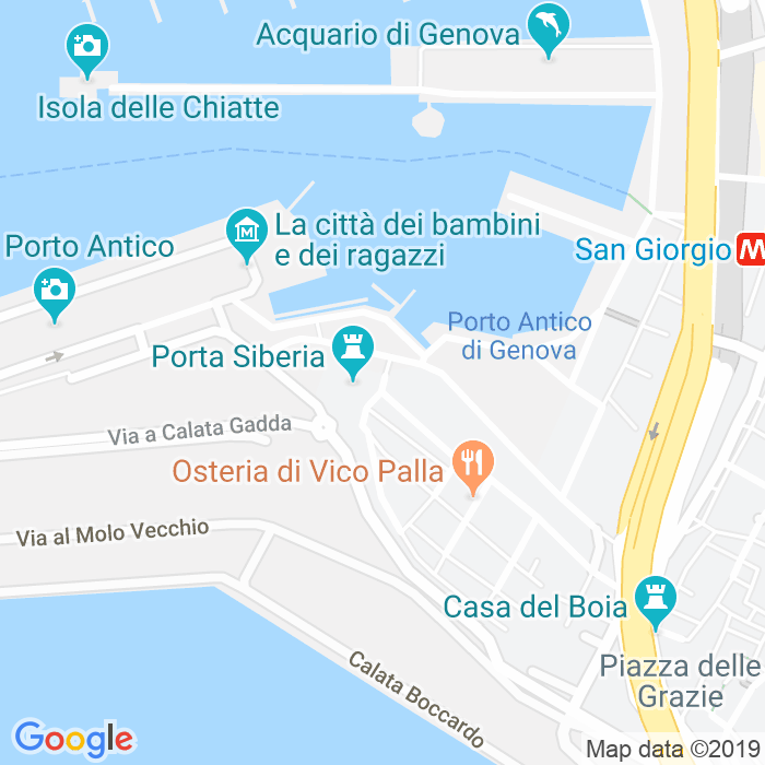 CAP di Piazzetta Porta Del Molo a Genova