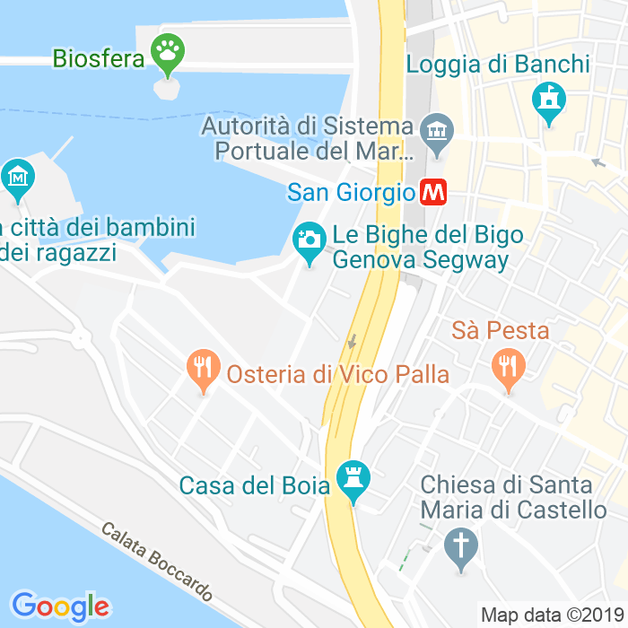 CAP di Portico Delle Murette Del Molo a Genova