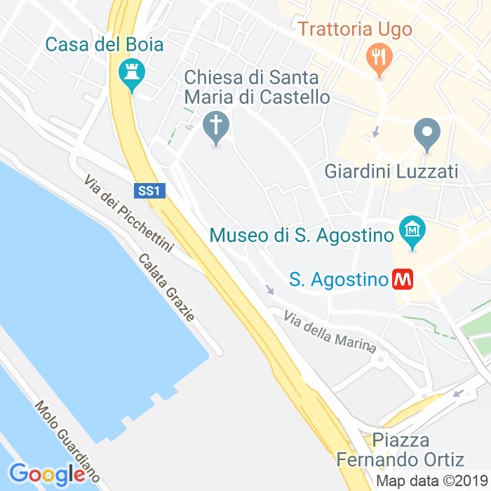 CAP di Scalinata Del Labirinto a Genova