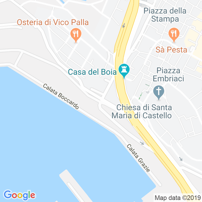 CAP di Via Al Molo Umberto Cagni a Genova