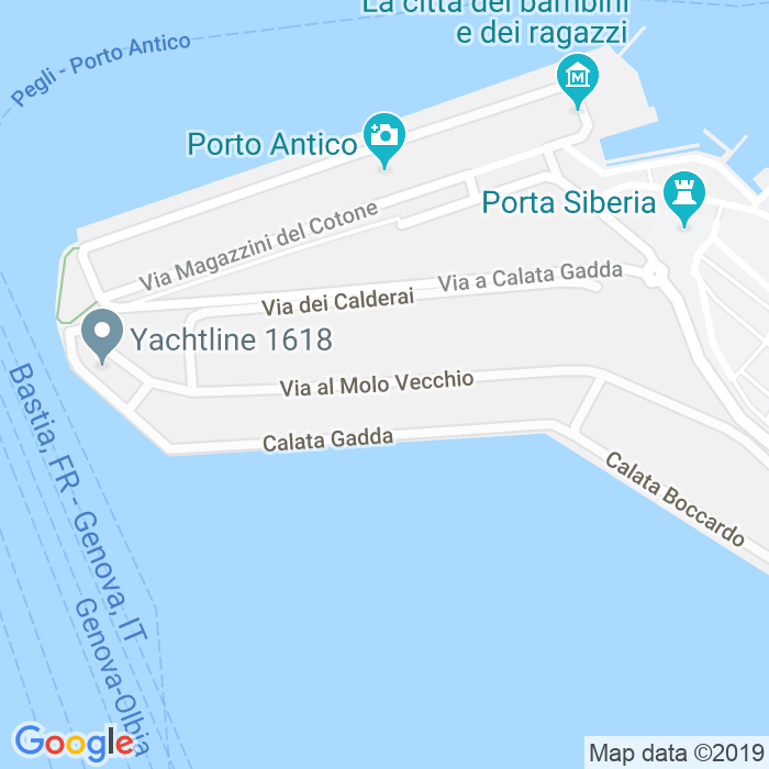 CAP di Via Al Molo Vecchio a Genova