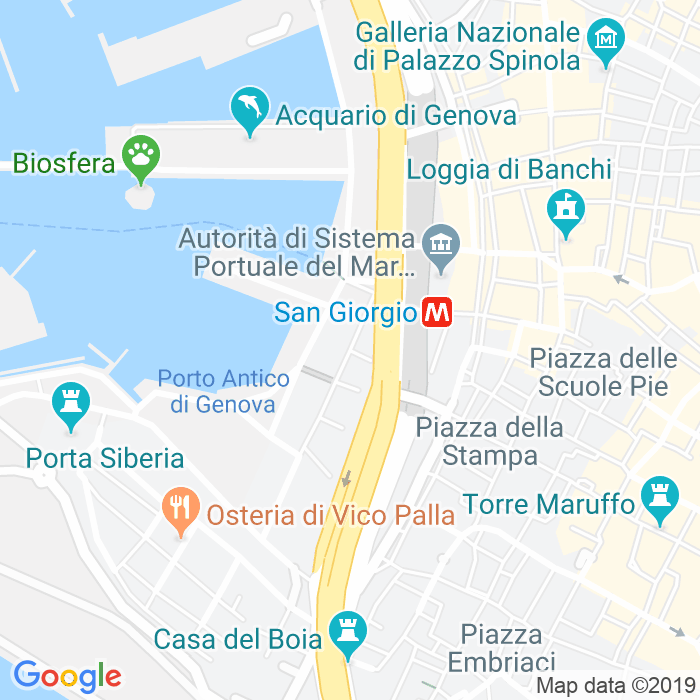 CAP di Via Al Porto Antico a Genova
