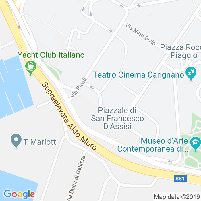 CAP di Via Antonio Gavotti a Genova
