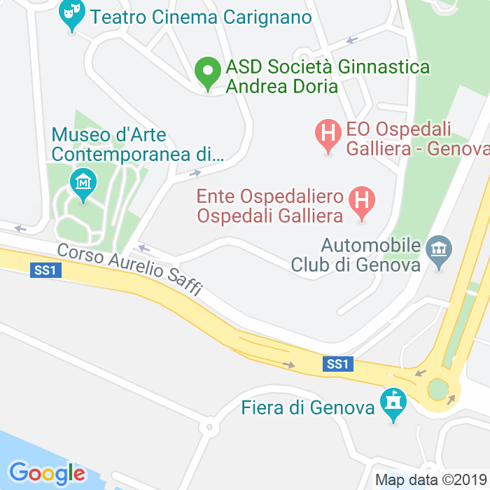 CAP di Via Atto Vannucci a Genova