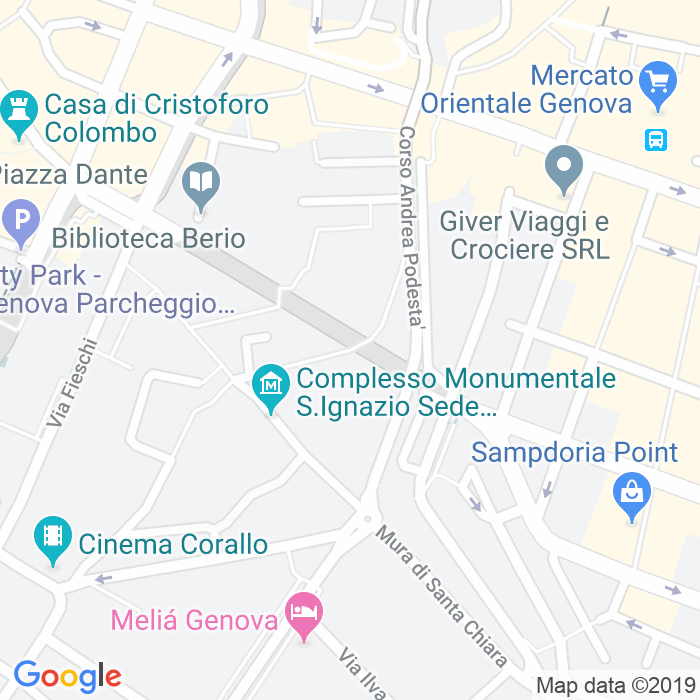CAP di Via Baliano a Genova