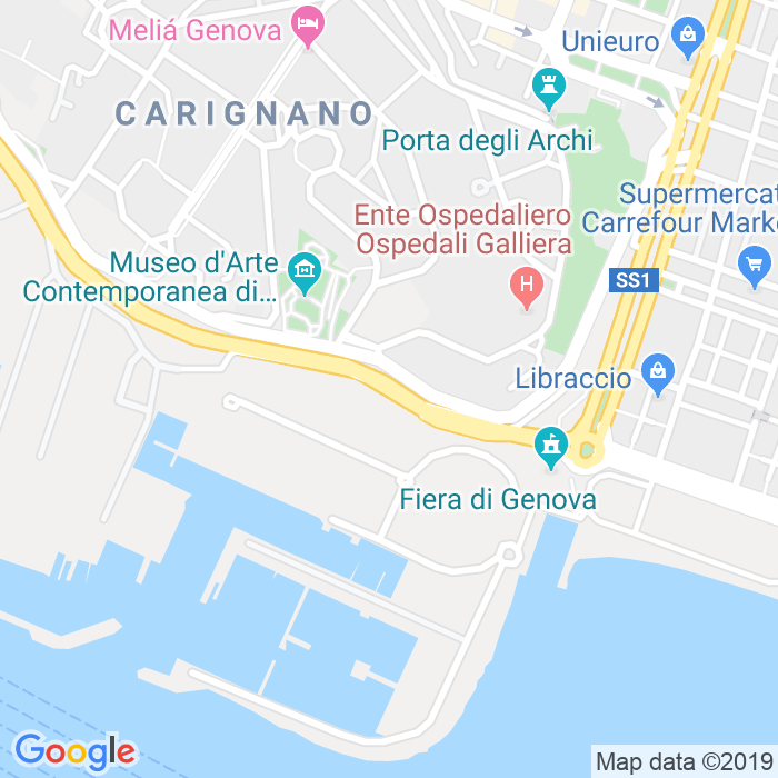 CAP di Via Dei Pescatori a Genova