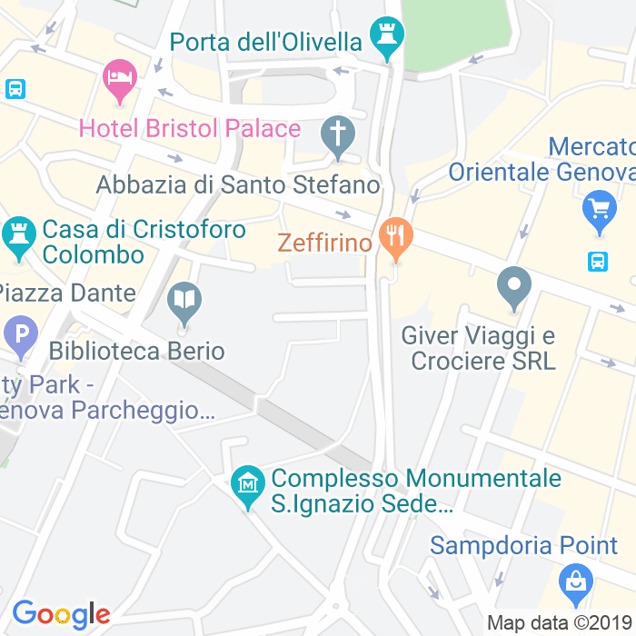 CAP di Via Dei Sansone a Genova