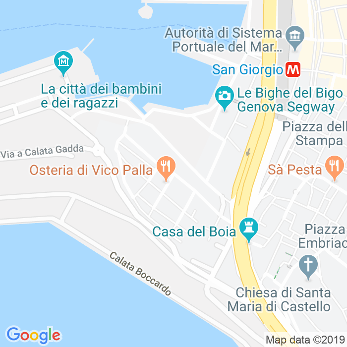 CAP di Via Del Molo a Genova