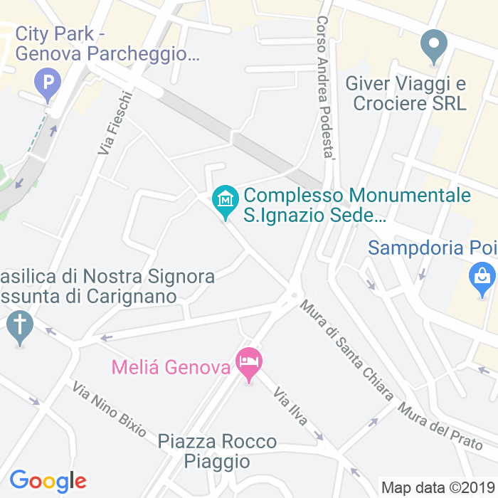 CAP di Via Santa Chiara a Genova