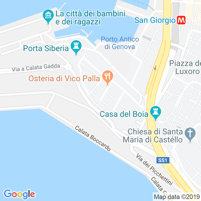 CAP di Vico Cimella a Genova
