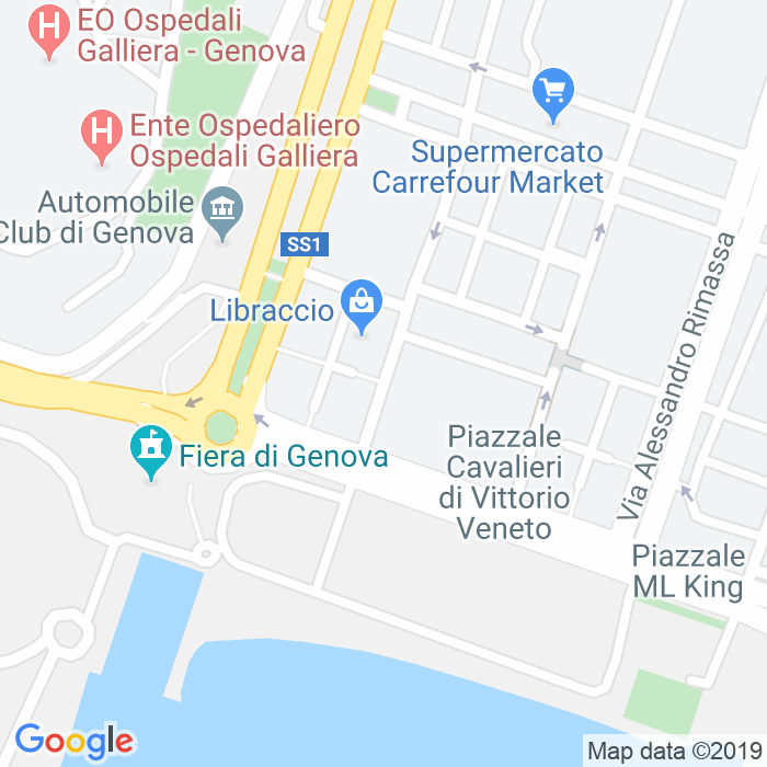 CAP di Piazza Raffaele Rossetti a Genova