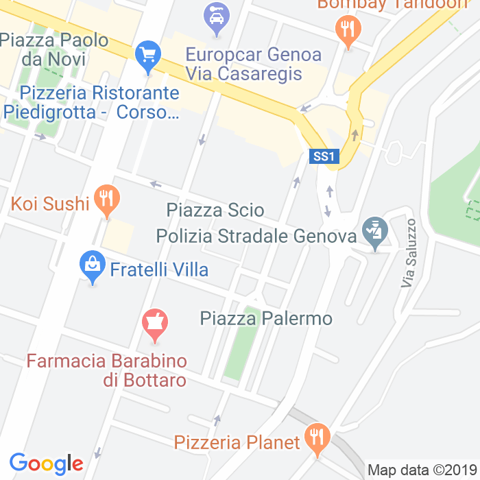 CAP di Piazza Scio a Genova