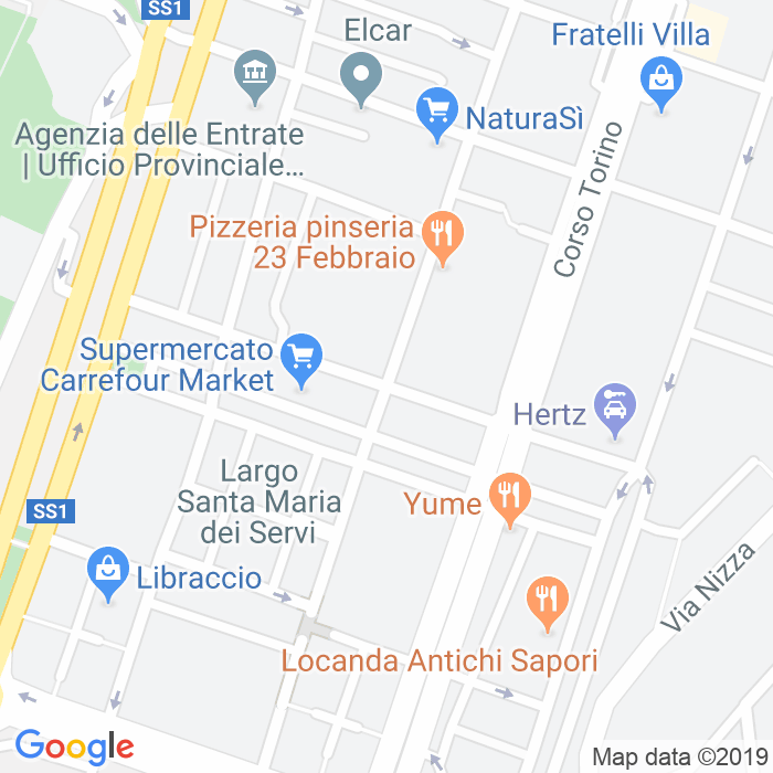 CAP di Via Eugenio Ruspoli a Genova