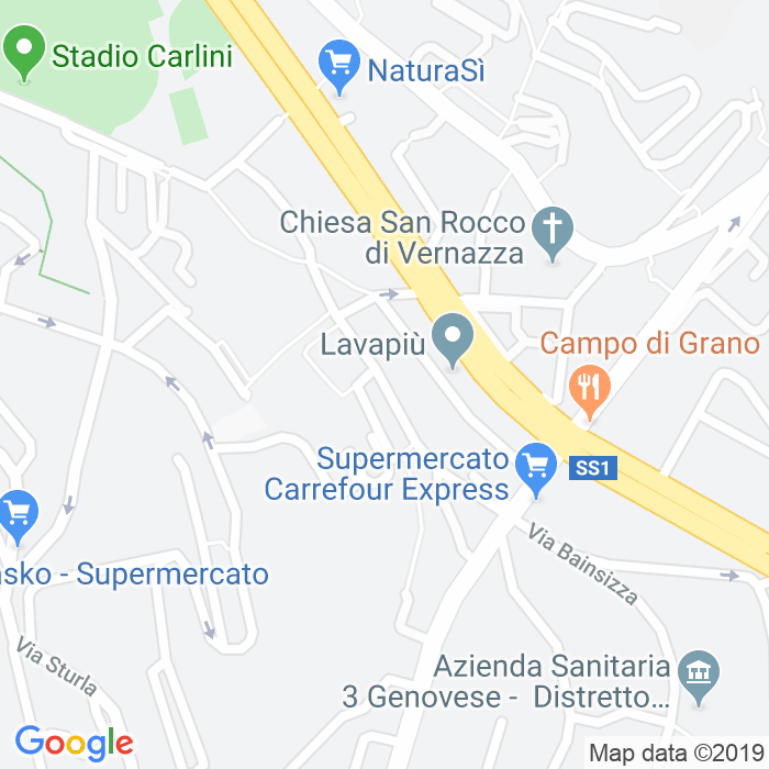 CAP di Via Pontetti a Genova