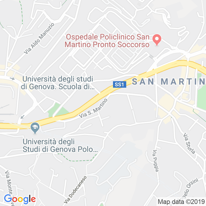 CAP di Via San Martino a Genova