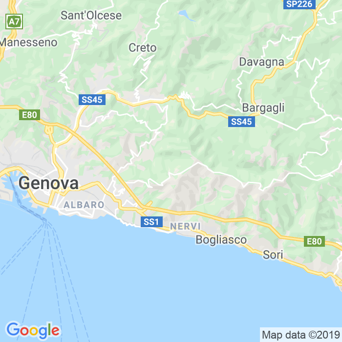 CAP di Via Comunaglia Di Ciminello a Genova